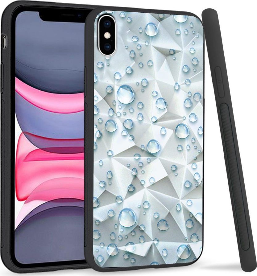Super Fashion Etui na telefon Apple Iphone XS Max Crystal Case Droplets 1