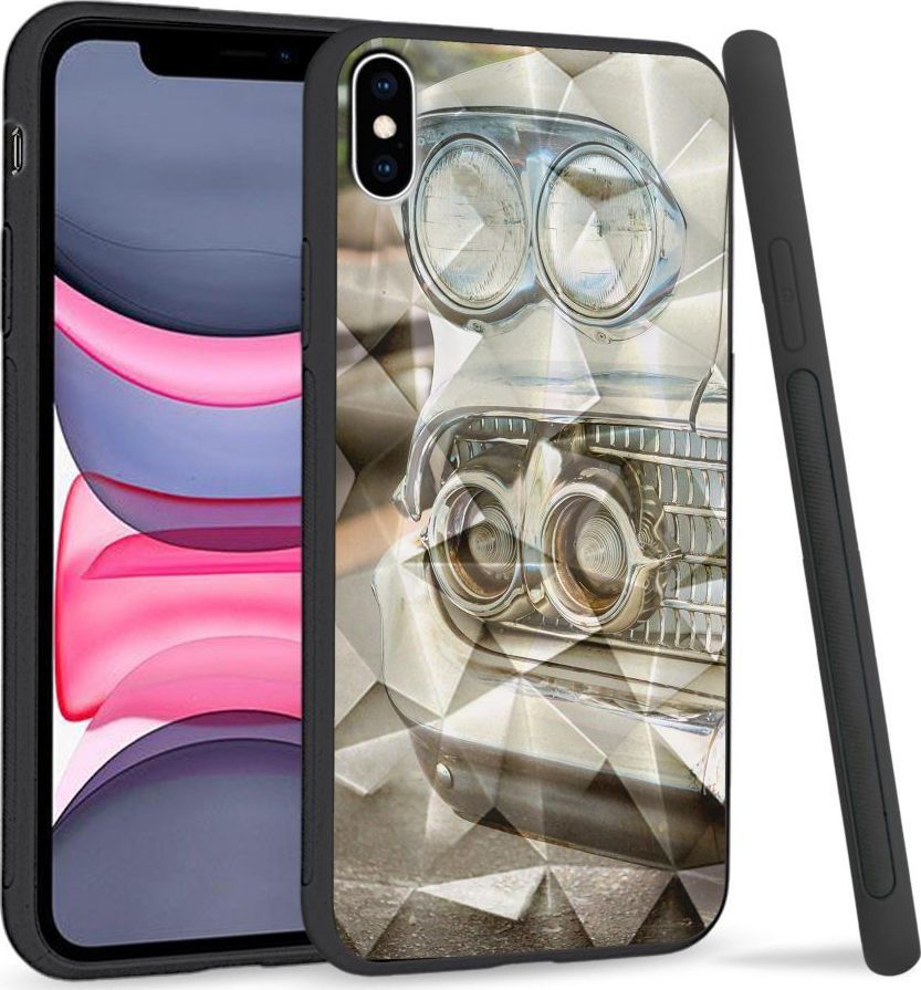Super Fashion Etui na telefon Apple Iphone XS Max Crystal Case Vintage 1