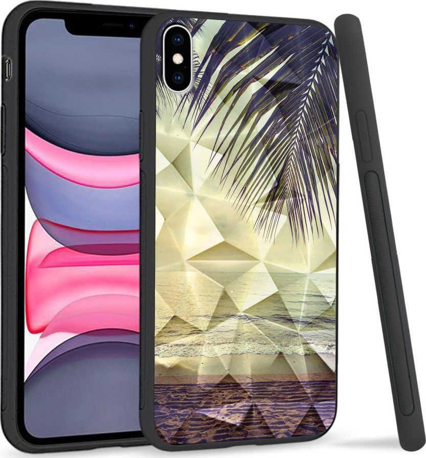 Super Fashion Etui na telefon Apple Iphone XS Max Crystal Case Beach side 1