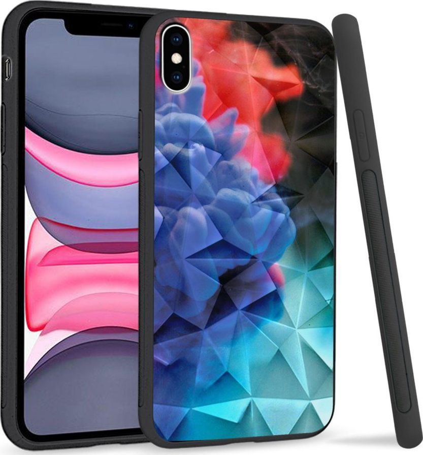 Super Fashion Etui na telefon Apple Iphone XS Max Crystal Case Water color 1