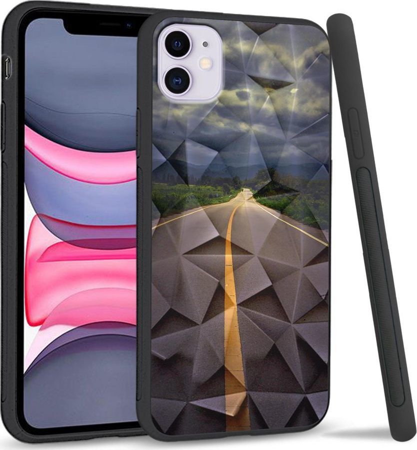 Super Fashion Etui na telefon Apple Iphone 11 Crystal Case Road to Heaven 1