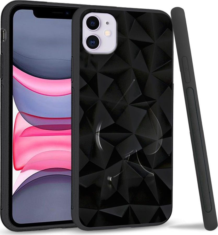 Super Fashion Etui na telefon Apple Iphone 11 Crystal Case Black spade 1