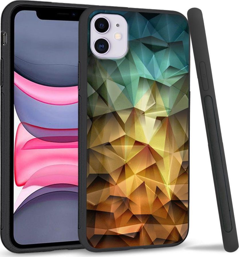 Super Fashion Etui na telefon Apple Iphone 11 Crystal Case Polygonal 1