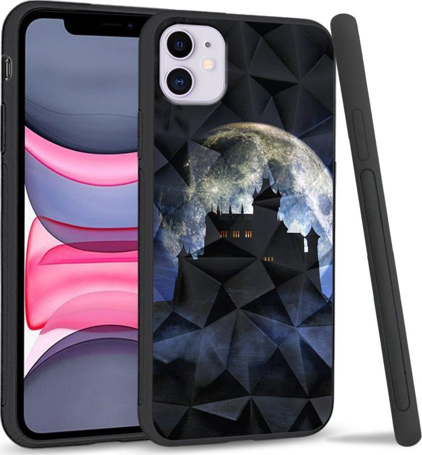 Super Fashion Etui na telefon Apple Iphone 11 Crystal Case Moon castle 1