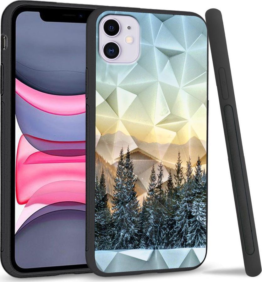 Super Fashion Etui na telefon Apple Iphone 11 Crystal Case Cool Winter 1
