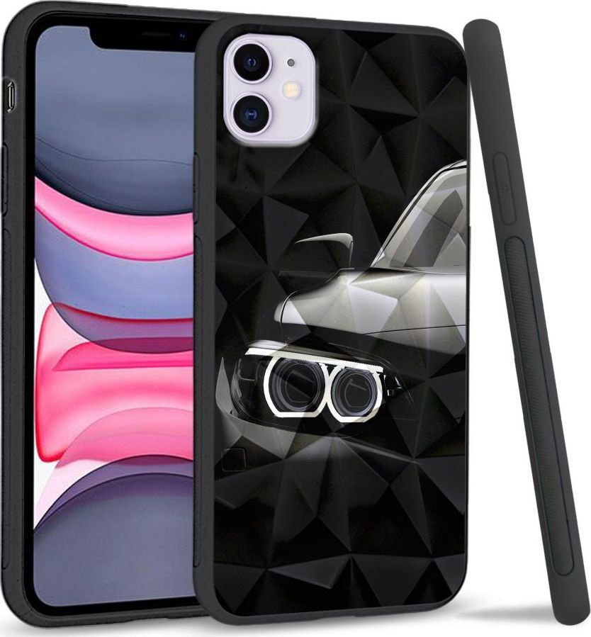 Super Fashion Etui na telefon Apple Iphone 11 Crystal Case Car Headlights 1