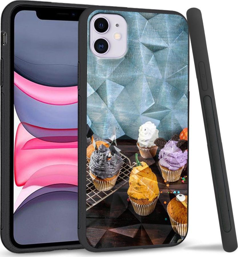 Super Fashion Etui na telefon Apple Iphone 11 Crystal Case Icecream cupcakes 1
