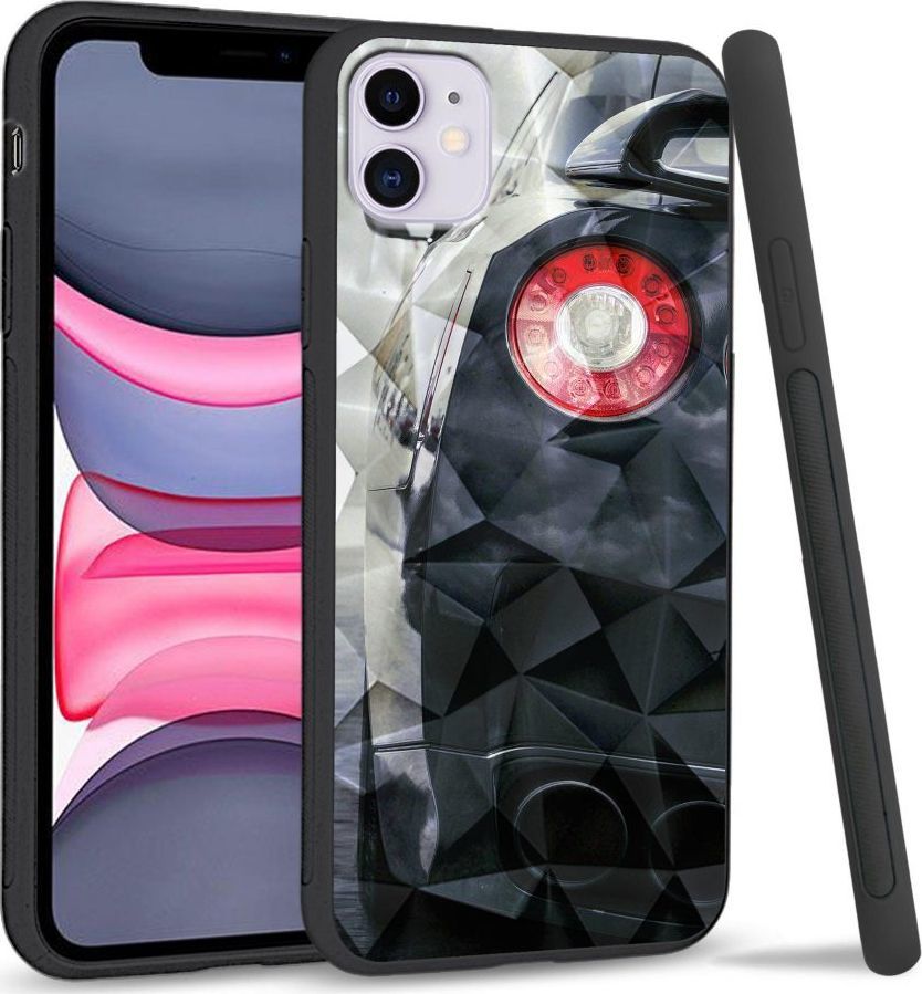 Super Fashion Etui na telefon Apple Iphone 11 Crystal Case Tailights 1