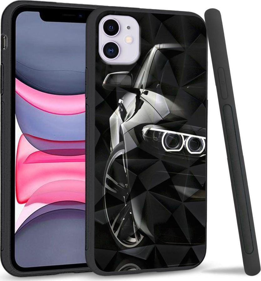 Super Fashion Etui na telefon Apple Iphone 11 Crystal Case LED headlights 1