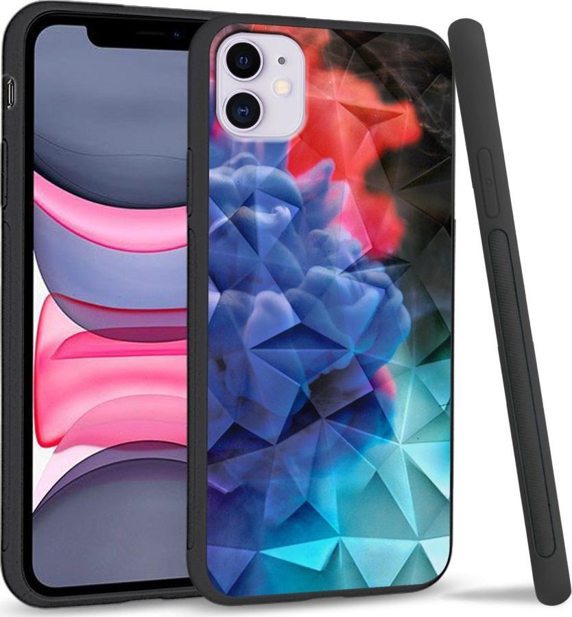 Super Fashion Etui na telefon Apple Iphone 11 Crystal Case Water color 1