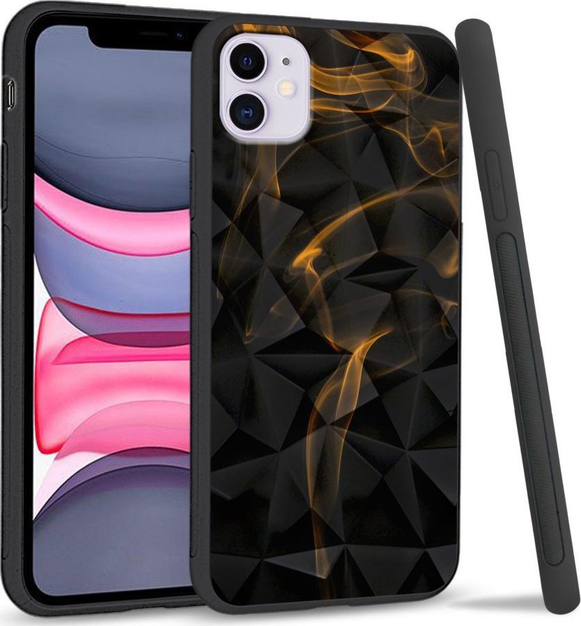 Super Fashion Etui na telefon Apple Iphone 11 Crystal Case Orange smoke 1