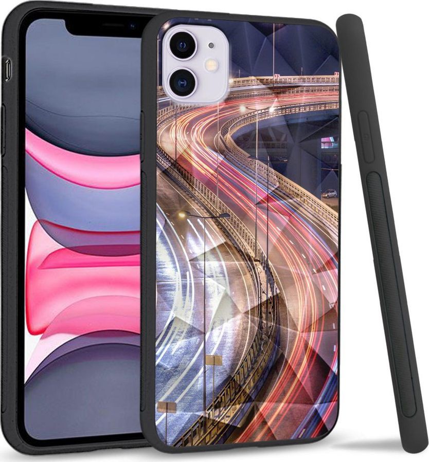 Super Fashion Etui na telefon Apple Iphone 11 Crystal Case Night Lights 1