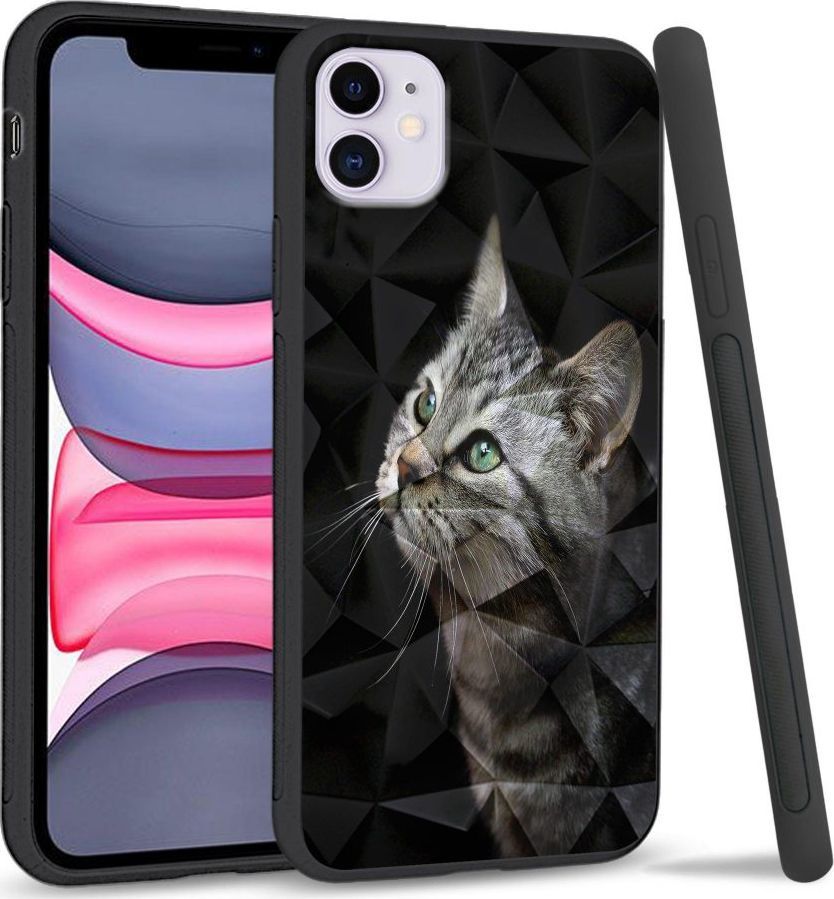 Super Fashion Etui na telefon Apple Iphone 11 Crystal Case My kitty friend 1