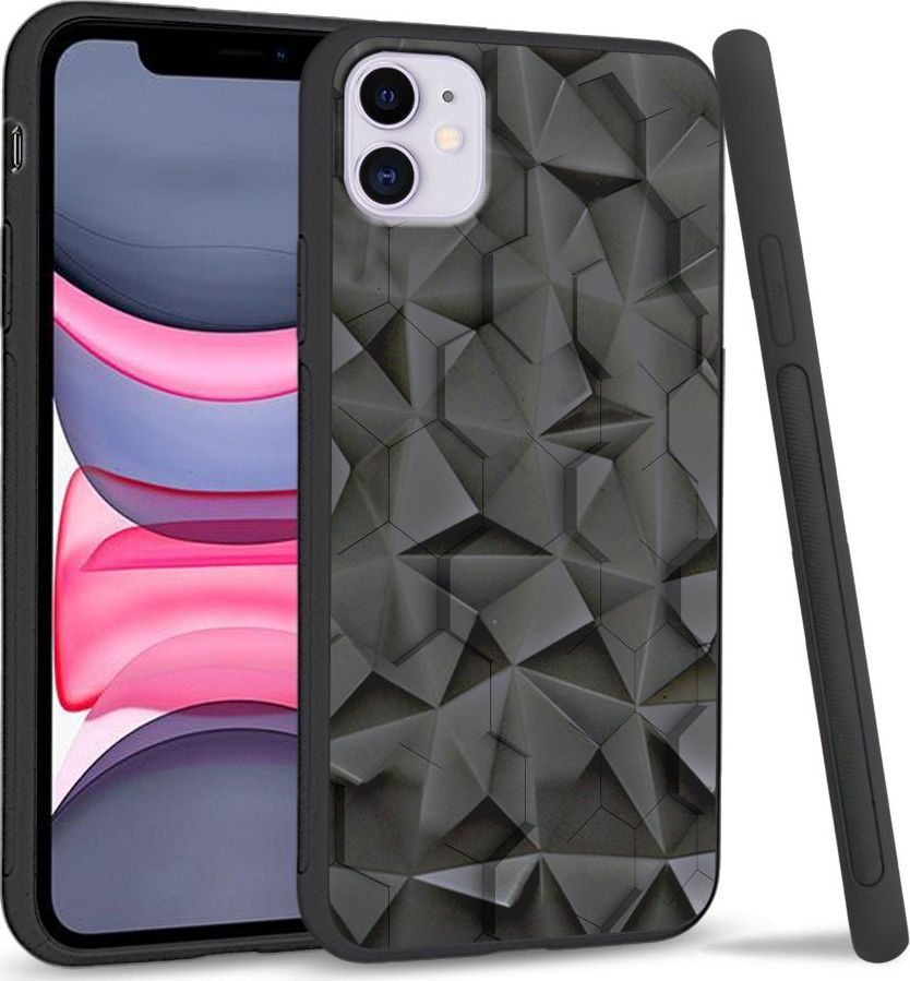 Super Fashion Etui na telefon Apple Iphone 11 Crystal Case Honeycomb Pattern 1