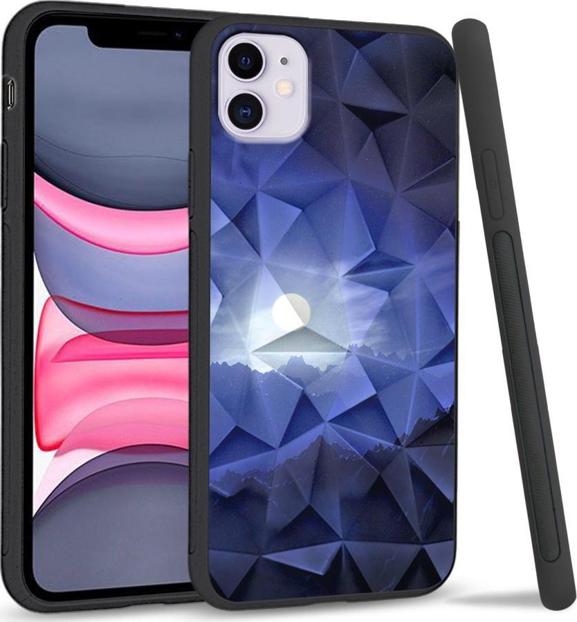 Super Fashion Etui na telefon Apple Iphone 11 Crystal Case Blue night 1