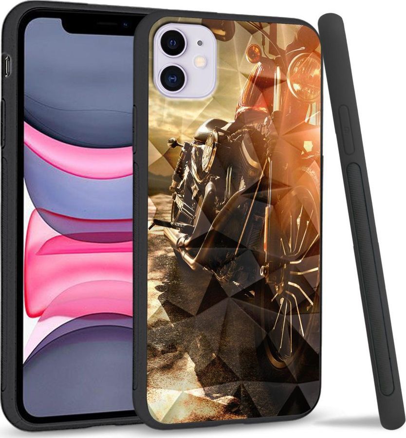 Super Fashion Etui na telefon Apple Iphone 11 Crystal Case Harley Davidson 1