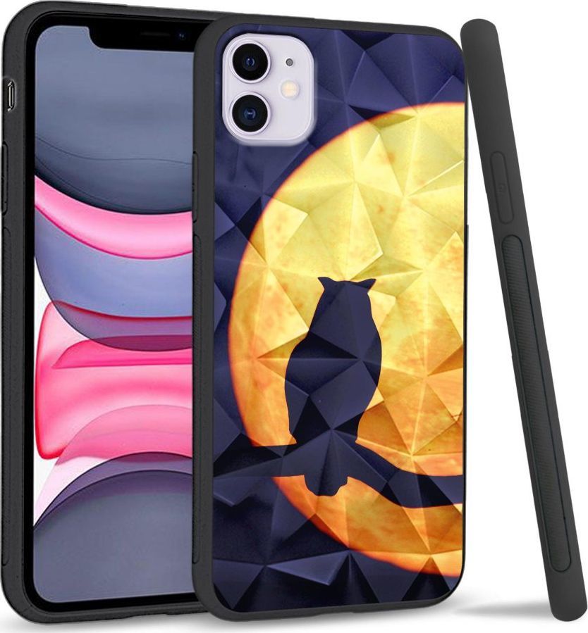 Super Fashion Etui na telefon Apple Iphone 11 Crystal Case Night Owl 1