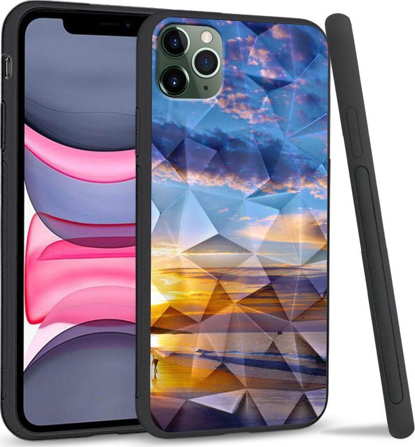 Super Fashion Etui na telefon Apple Iphone 11 Pro Crystal Case Beach sky 1