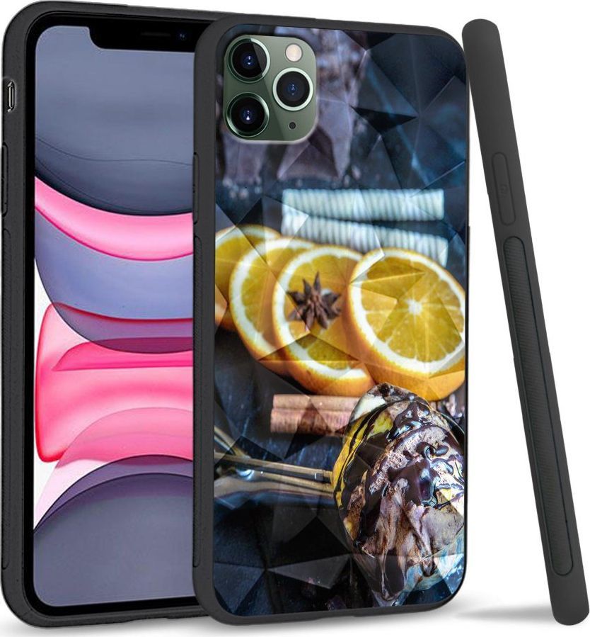 Super Fashion Etui na telefon Apple Iphone 11 Pro Crystal Case Choco lemon 1