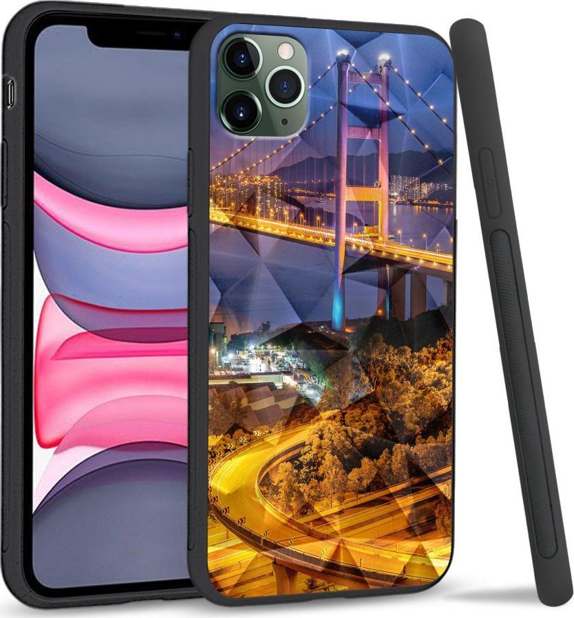 Super Fashion Etui na telefon Apple Iphone 11 Pro Crystal Case Bridges 1