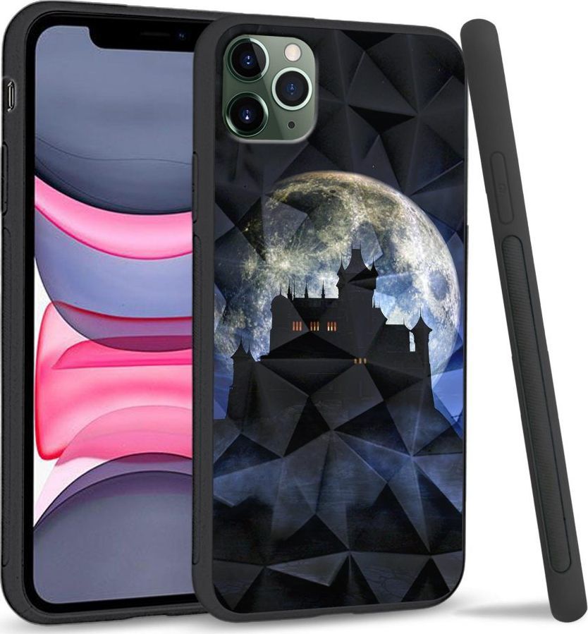 Super Fashion Etui na telefon Apple Iphone 11 Pro Crystal Case Moon castle 1