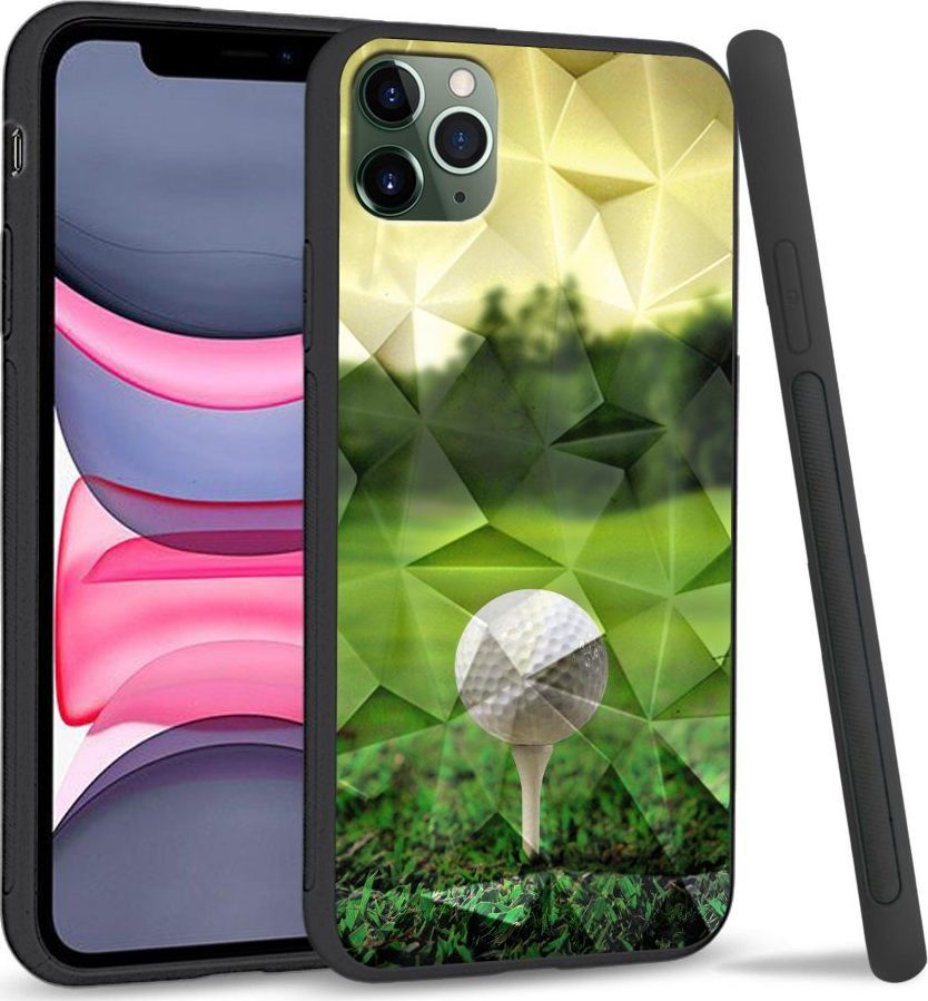 Super Fashion Etui na telefon Apple Iphone 11 Pro Crystal Case Golf 1