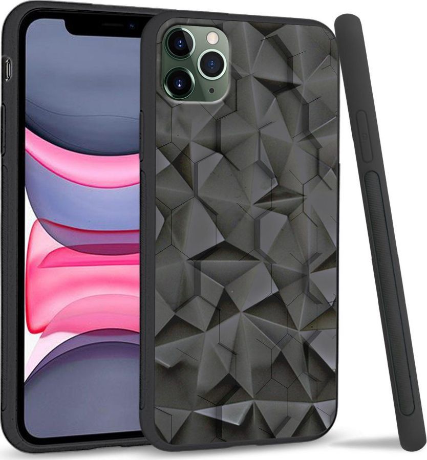Super Fashion Etui na telefon Apple Iphone 11 Pro Crystal Case Honeycomb Pattern 1