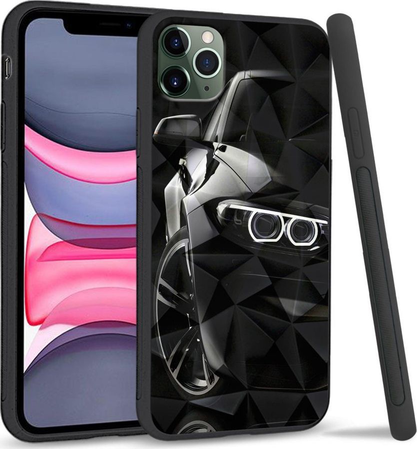 Super Fashion Etui na telefon Apple Iphone 11 Pro Crystal Case LED headlights 1