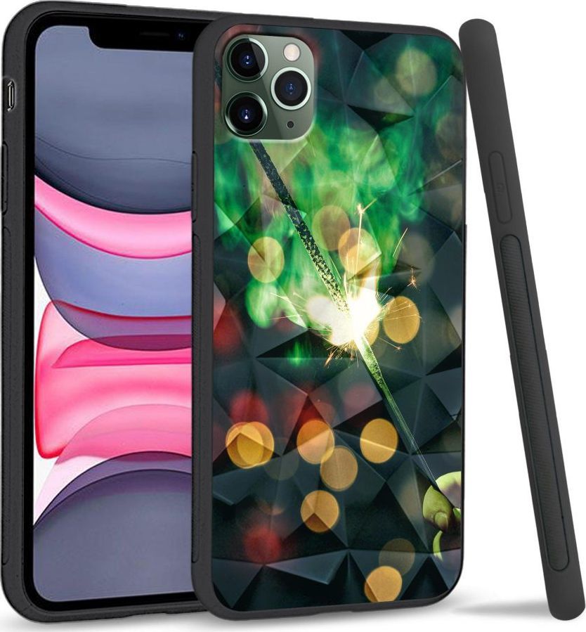 Super Fashion Etui na telefon Apple Iphone 11 Pro Crystal Case Firework 1