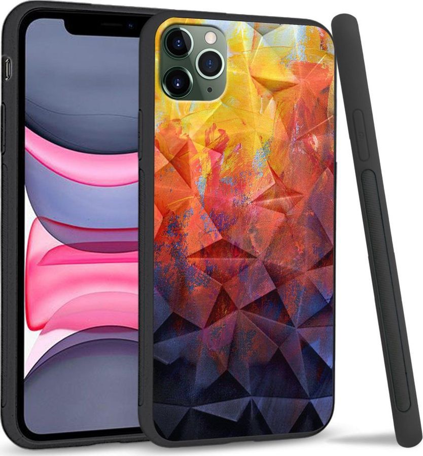 Super Fashion Etui na telefon Apple Iphone 11 Pro Crystal Case Pastel Painting 1