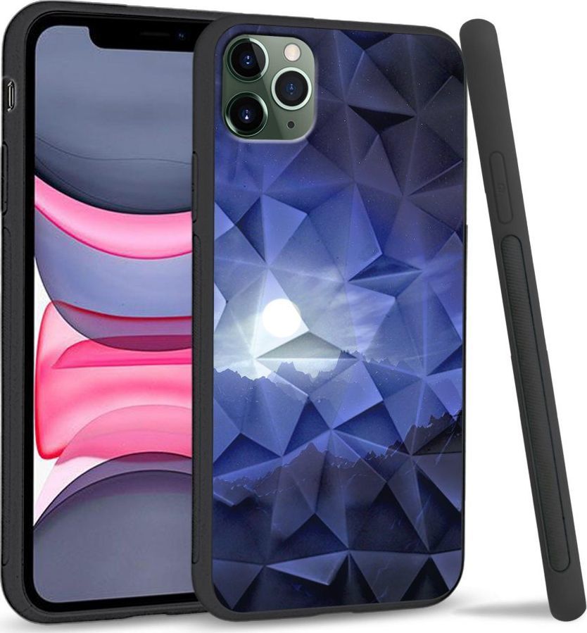 Super Fashion Etui na telefon Apple Iphone 11 Pro Max Crystal Pokrowiec Blue night 1