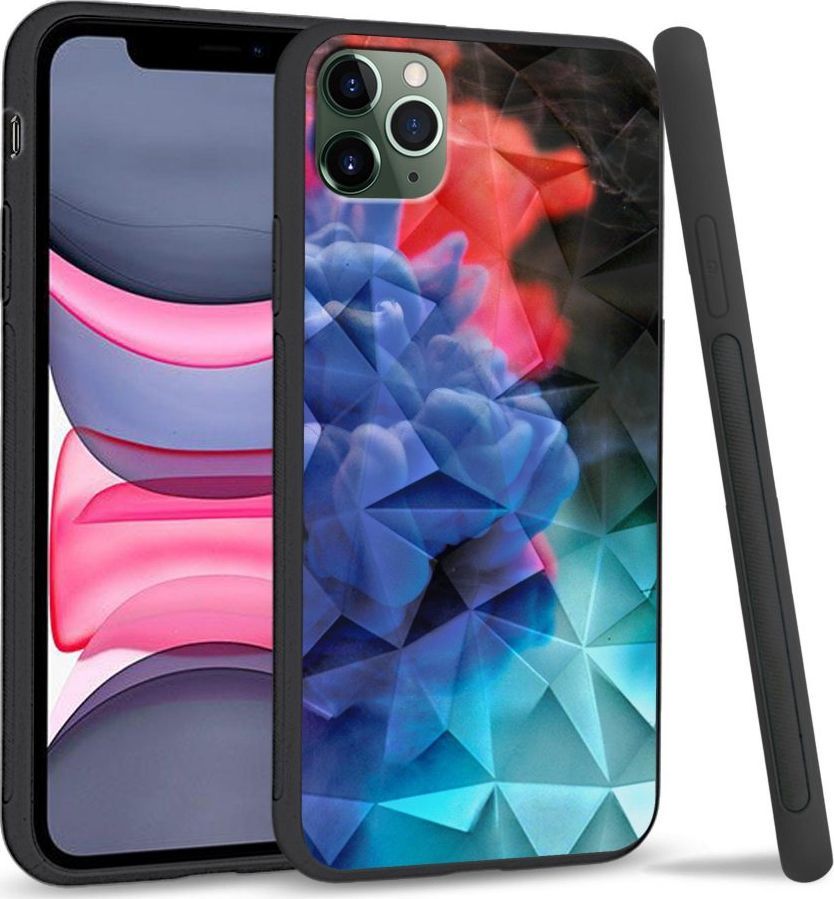 Super Fashion Etui na telefon Apple Iphone 11 Pro Max Crystal Pokrowiec Water color 1