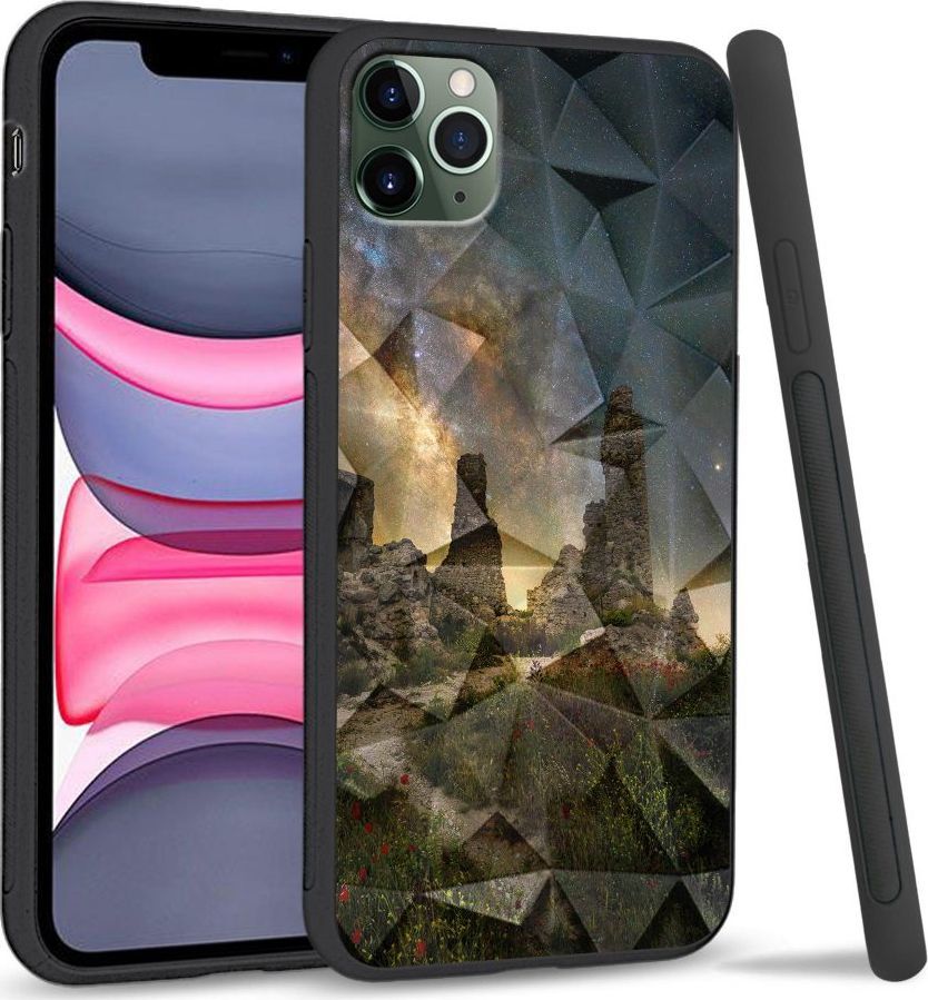 Super Fashion Etui na telefon Apple Iphone 11 Pro Max Crystal Pokrowiec Stone Path 1