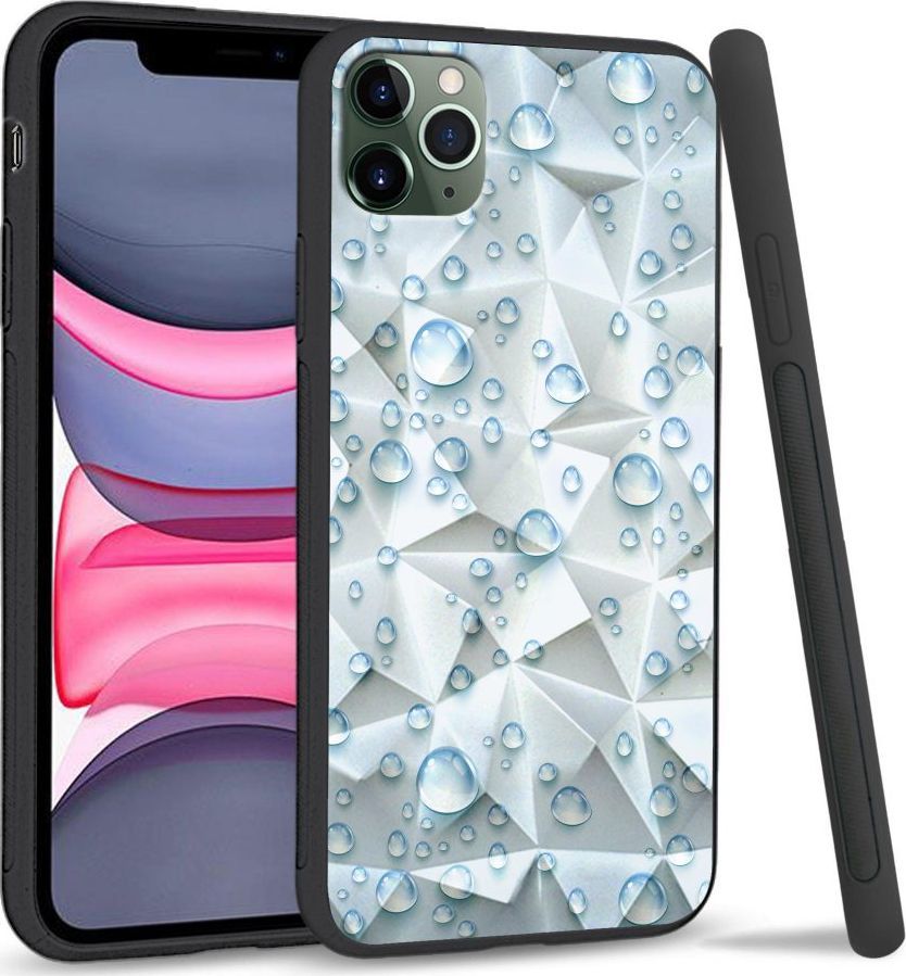Super Fashion Etui na telefon Apple Iphone 11 Pro Max Crystal Pokrowiec Droplets 1