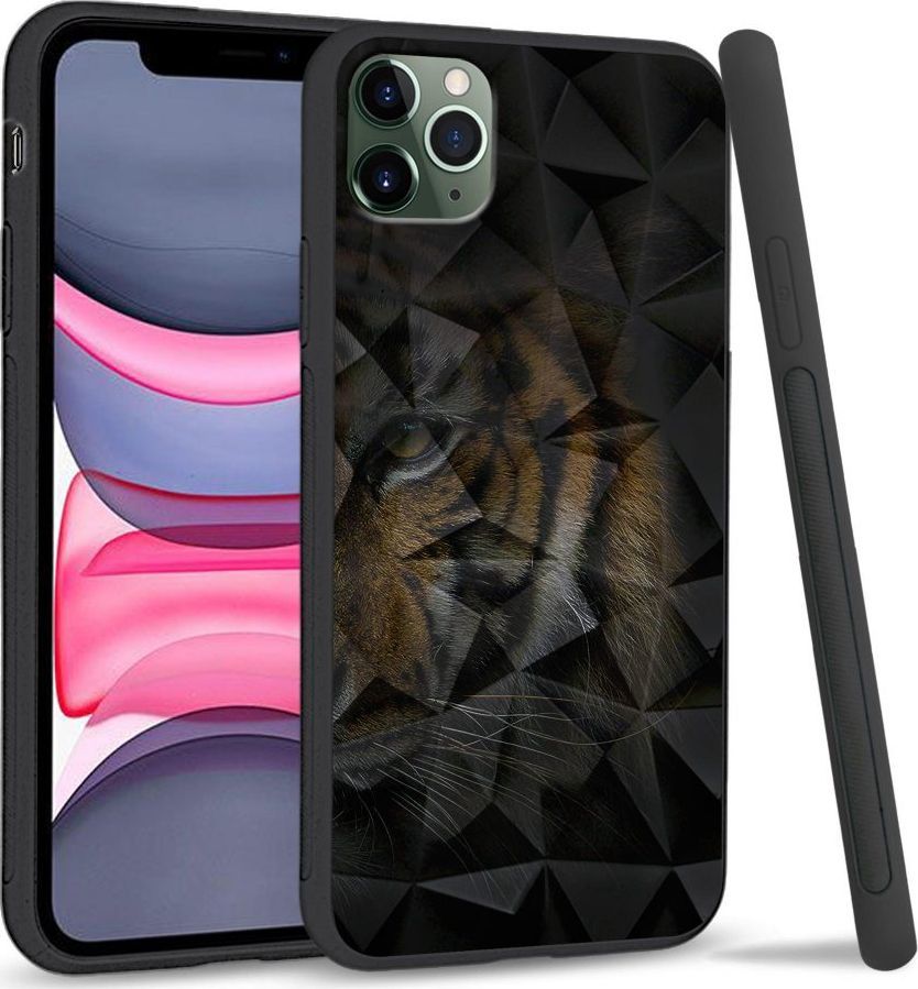 Super Fashion Etui na telefon Apple Iphone 11 Pro Max Crystal Pokrowiec Tiger shadow 1