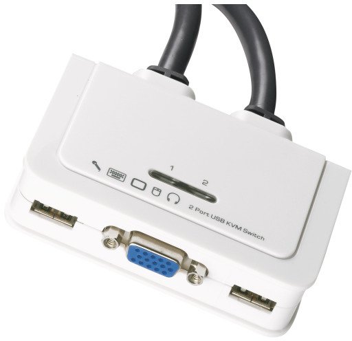 Przełącznik EFB Data Switch KVM 2-Port VGA, USB, Audio - EB977