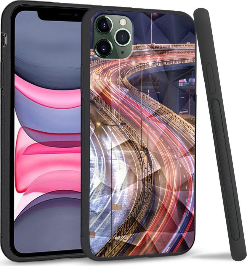 Super Fashion Etui na telefon Apple Iphone 11 Pro Max Crystal Pokrowiec Night Lights 1