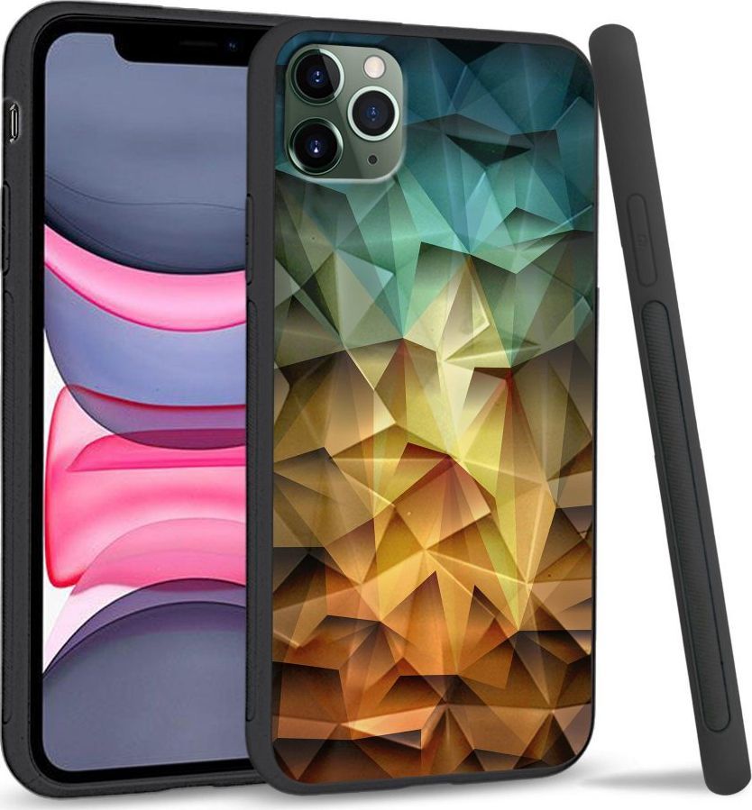 Super Fashion Etui na telefon Apple Iphone 11 Pro Max Crystal Pokrowiec Polygonal 1