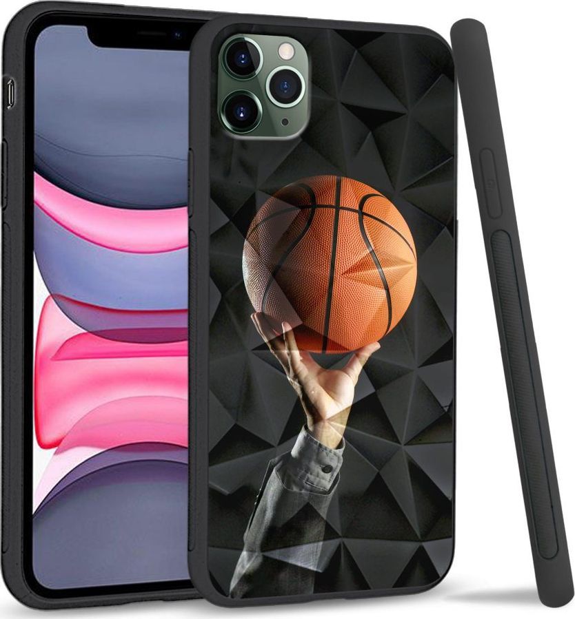 Super Fashion Etui na telefon Apple Iphone 11 Pro Max Crystal Pokrowiec Basketball 1