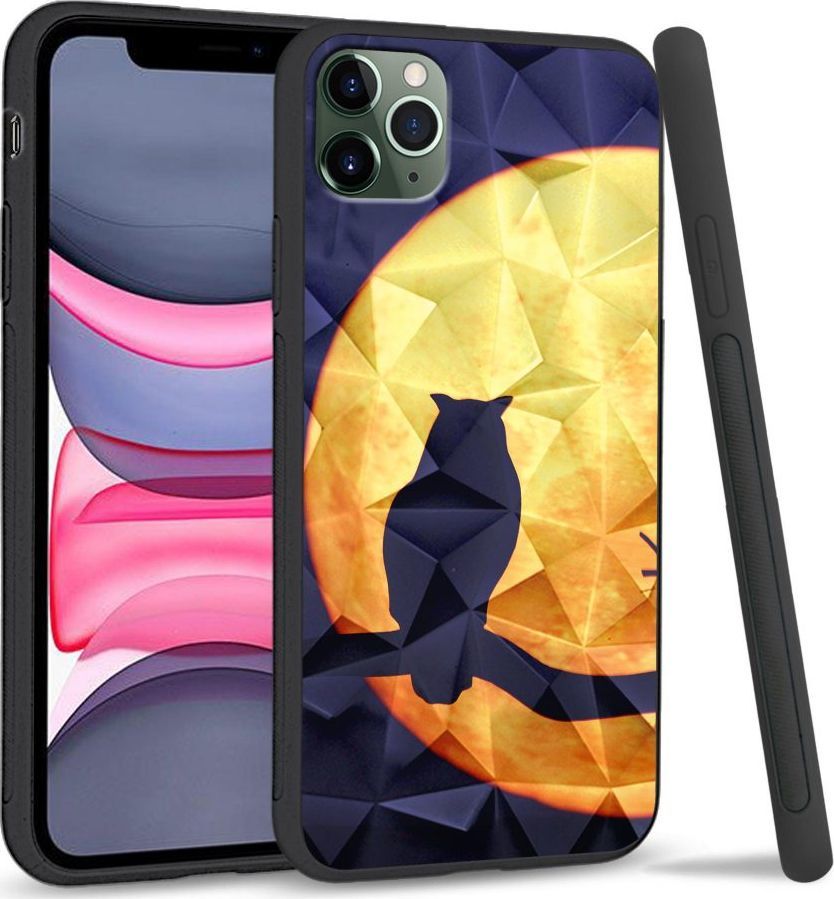 Super Fashion Etui na telefon Apple Iphone 11 Pro Max Crystal Pokrowiec Night Owl 1