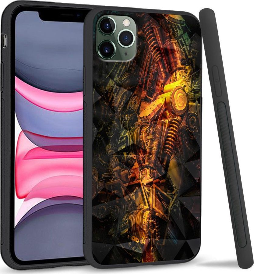 Super Fashion Etui na telefon Apple Iphone 11 Pro Max Crystal Pokrowiec Machine world 1