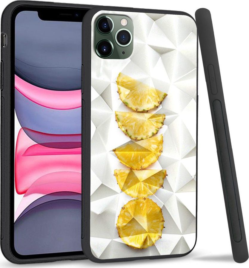 Super Fashion Etui na telefon Apple Iphone 11 Pro Max Crystal Pokrowiec Pineapple pieces 1