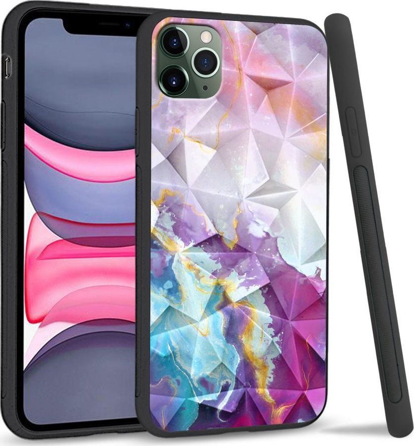 Super Fashion Etui na telefon Apple Iphone 11 Pro Max Crystal Pokrowiec Beautiful abstract 1