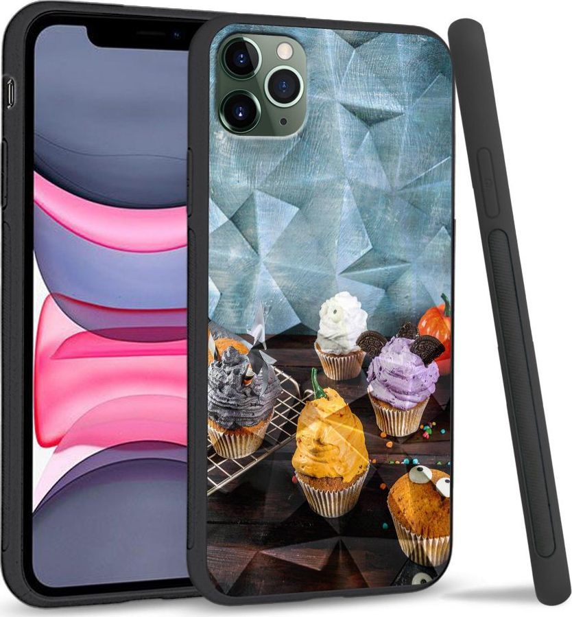Super Fashion Etui na telefon Apple Iphone 11 Pro Max Crystal Pokrowiec Icecream cupcakes 1