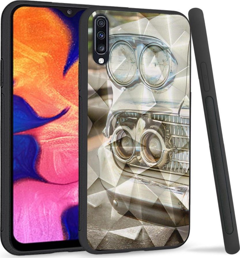 Super Fashion Etui na telefon Samsung Galaxy A70 Crystal Case Vintage 1