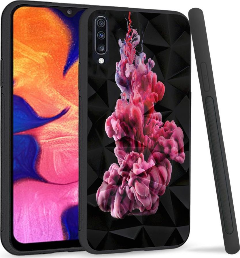 Super Fashion Etui na telefon Samsung Galaxy A70 Crystal Case Water smoke 1