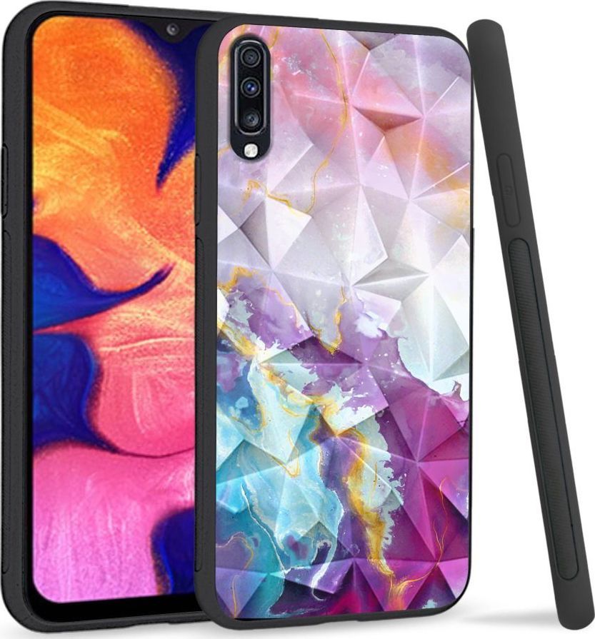 Super Fashion Etui na telefon Samsung Galaxy A70 Crystal Case Beautiful abstract 1