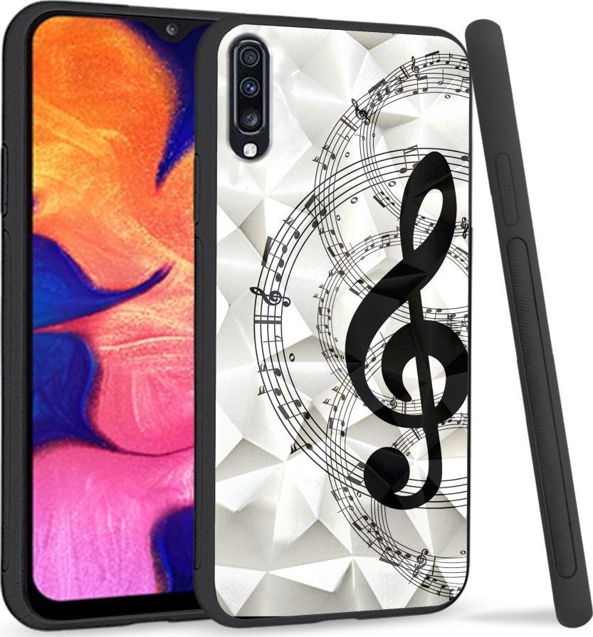 Super Fashion Etui na telefon Samsung Galaxy A70 Crystal Case Symphony 1