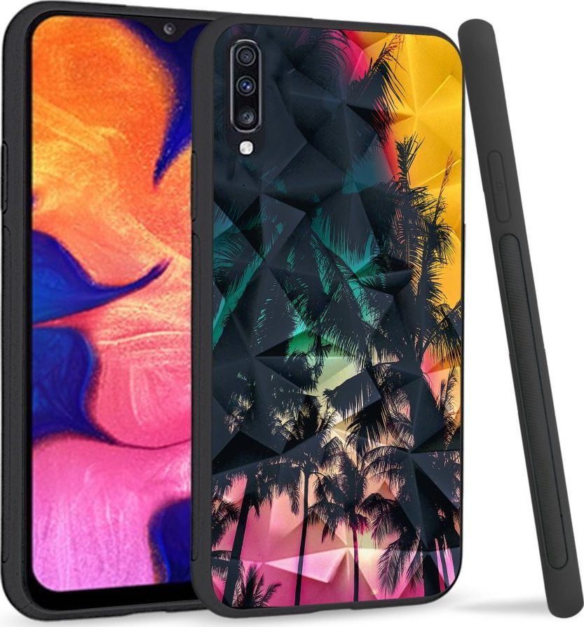 Super Fashion Etui na telefon Samsung Galaxy A70 Crystal Case Trance 1