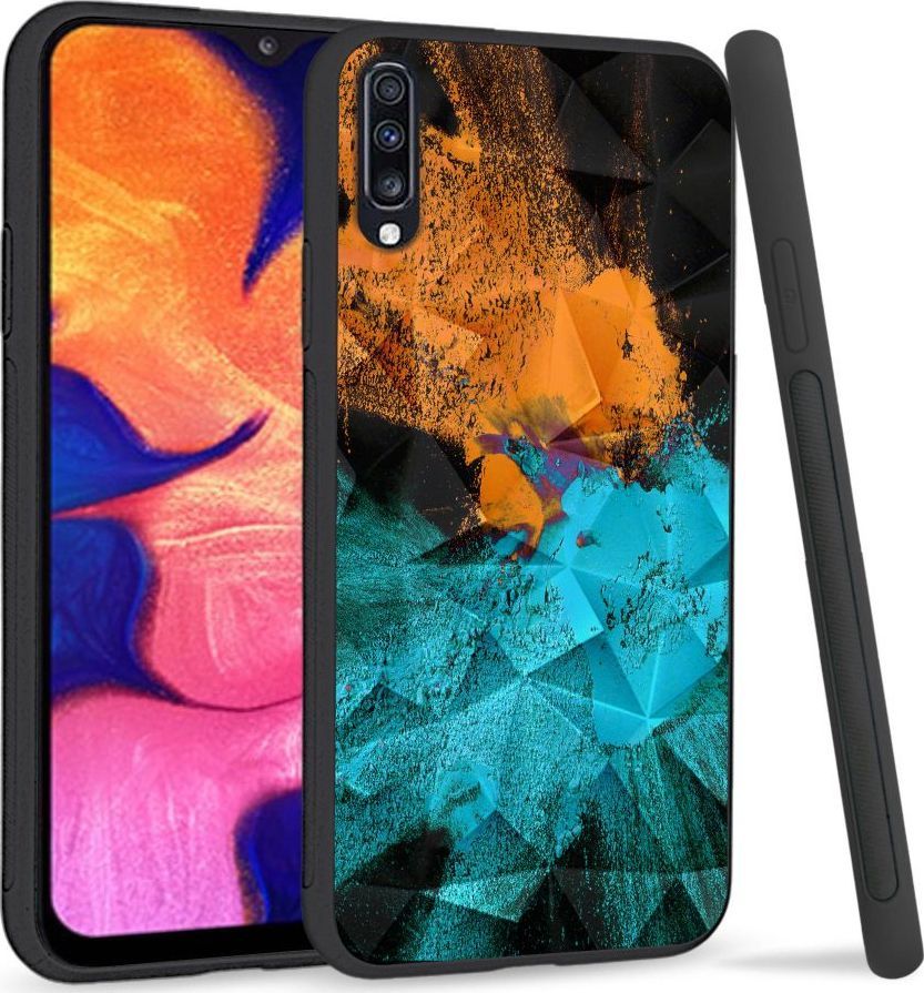 Super Fashion Etui na telefon Samsung Galaxy A70 Crystal Case Color Mix 1